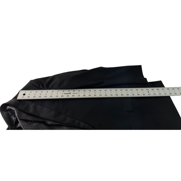 NWT Isaac Mizrahi New York Youth Size 20 Black Blazer Two Button Wool Child New - Picture 6 of 13